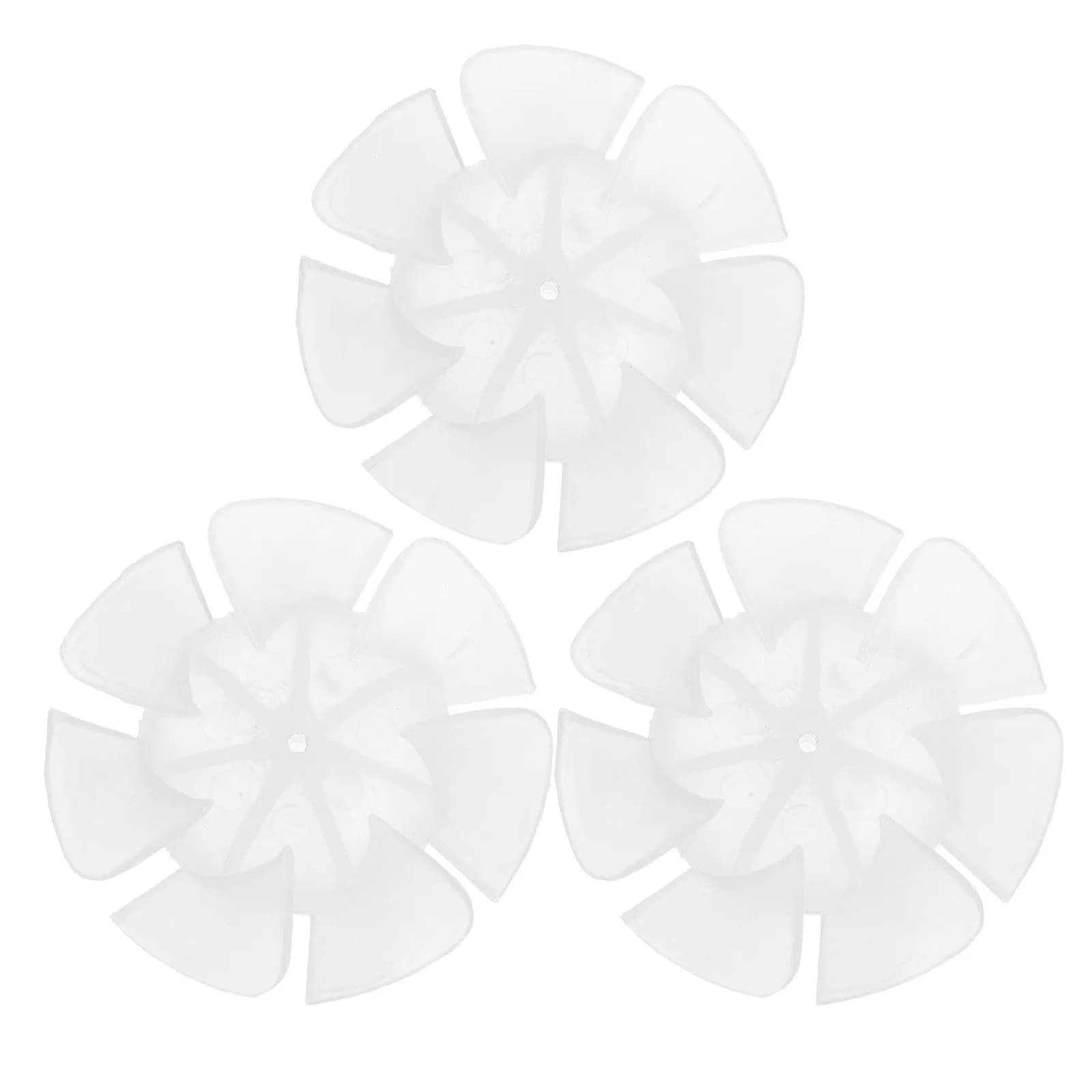 3Pcs Hair Dryer Fan Blade Replacement Universal Mini Blower Wheel Quiet Plastic Impeller Blade for Handheld Hair Dryer Repair