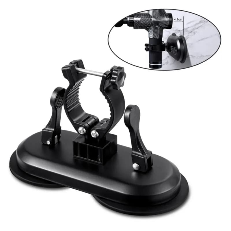 Fascia gun holder bracket wall suction cup massage gun holder equipment back cervical muscle relaxation device