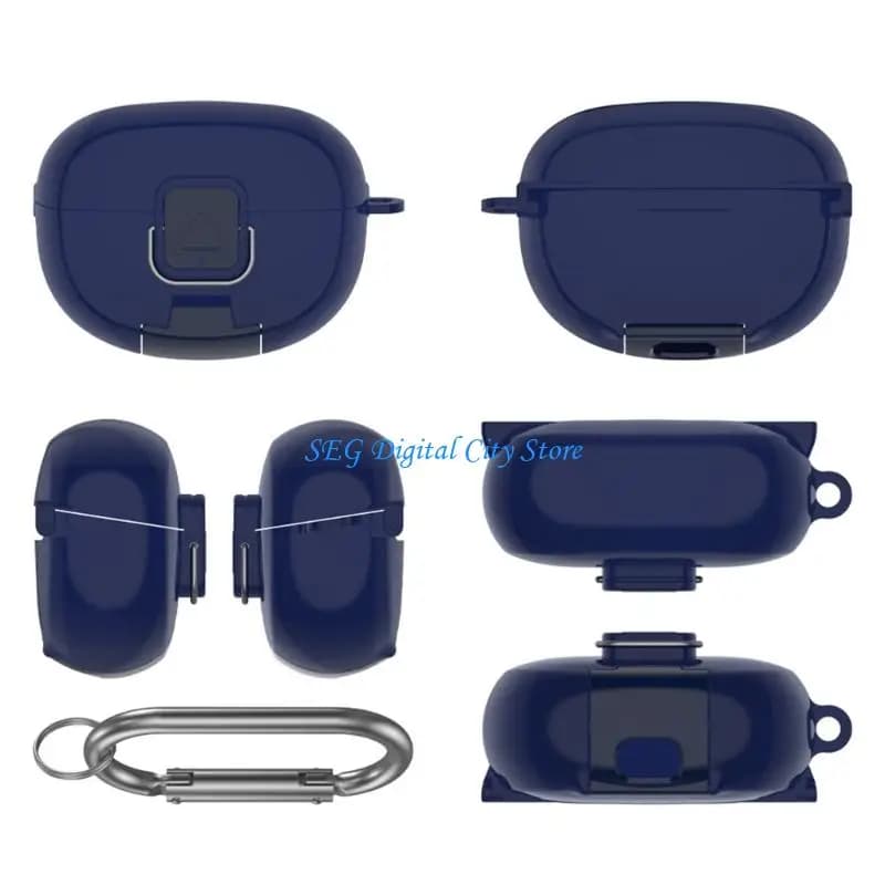 U75B Silicone Case for Wireless Headphones Protective Cover Soft Silicone Headphone Case with Bracket for Ultra Open Earbuds