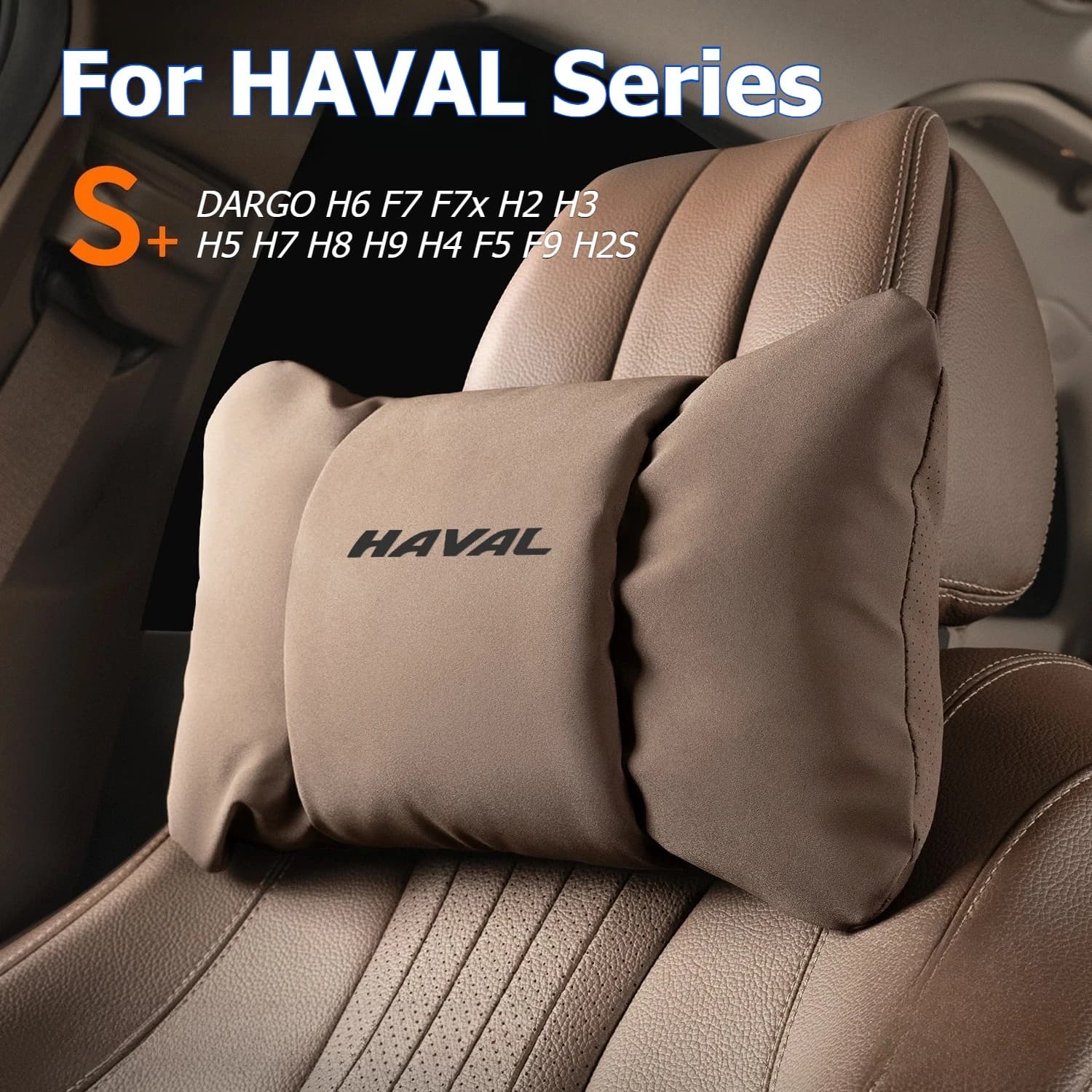 Per Haval DARGO H6 F7 F7x H2 H3 H5 H7 H8 H9 H4 F5 F9 H2S Poggiatesta per auto Supporto lombare Cuscini per il collo dell'auto Schiuma morbida Comfort Cuscino