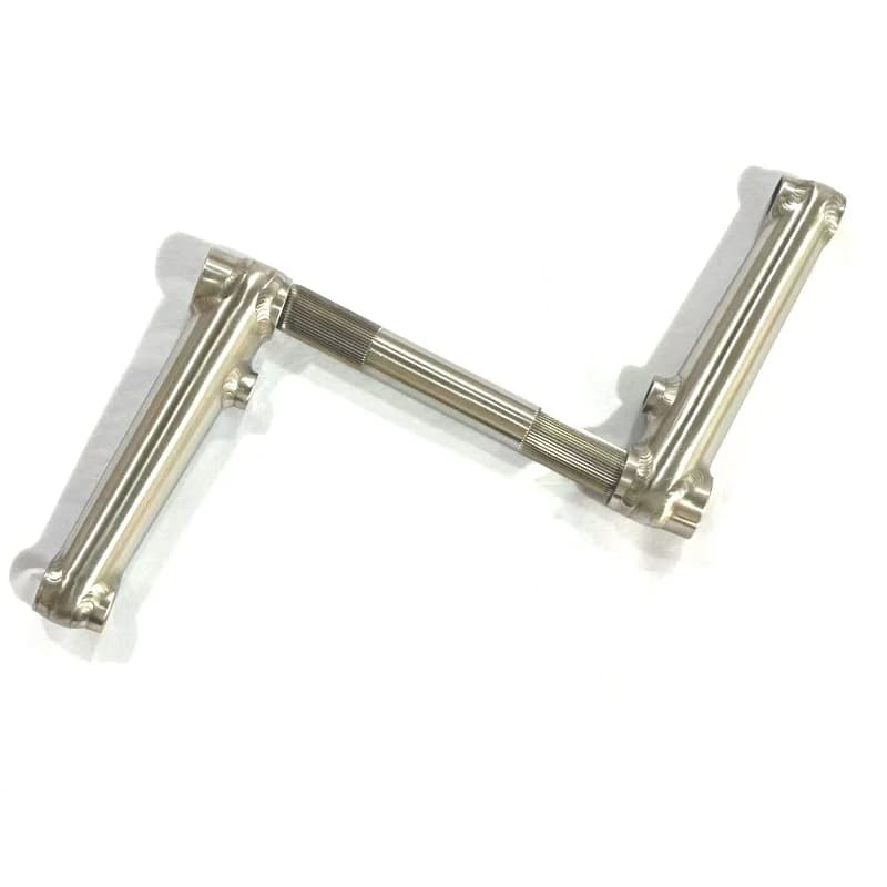 Asse manovella scanalato in titanio per BMX, 19 mm, 48 scanalature Carnk 115 mm 125 mm 135 mm 145 mm 160 mm