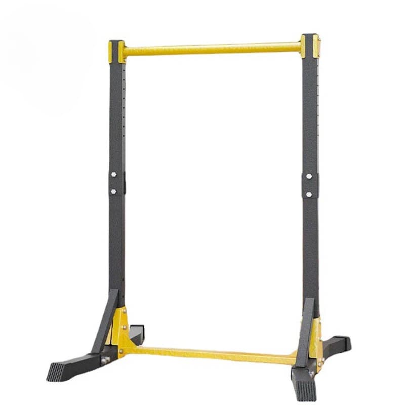 Traction device without punching, exercises with floor level bar, fitness equipment at home durable