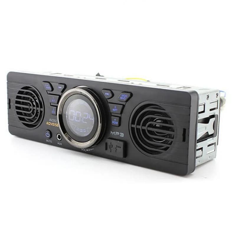 JQSW-AV252R95: radio MP3 per auto da 12 V con altoparlanti integrati e Bluetooth