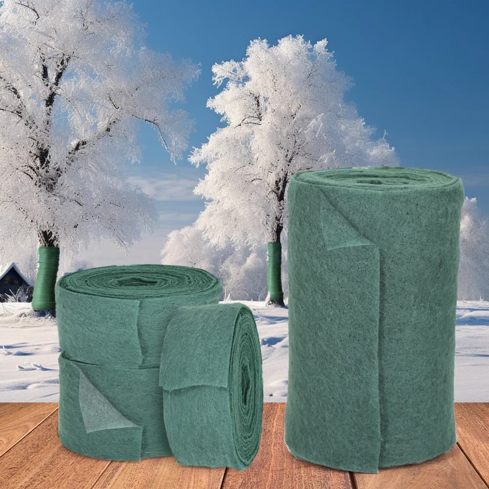 Involucri protettivi per alberi a prova di inverno per tronco d'albero verde protezione per tronco piante arbusti benda antigelo per mantenere al caldo l'idratazione