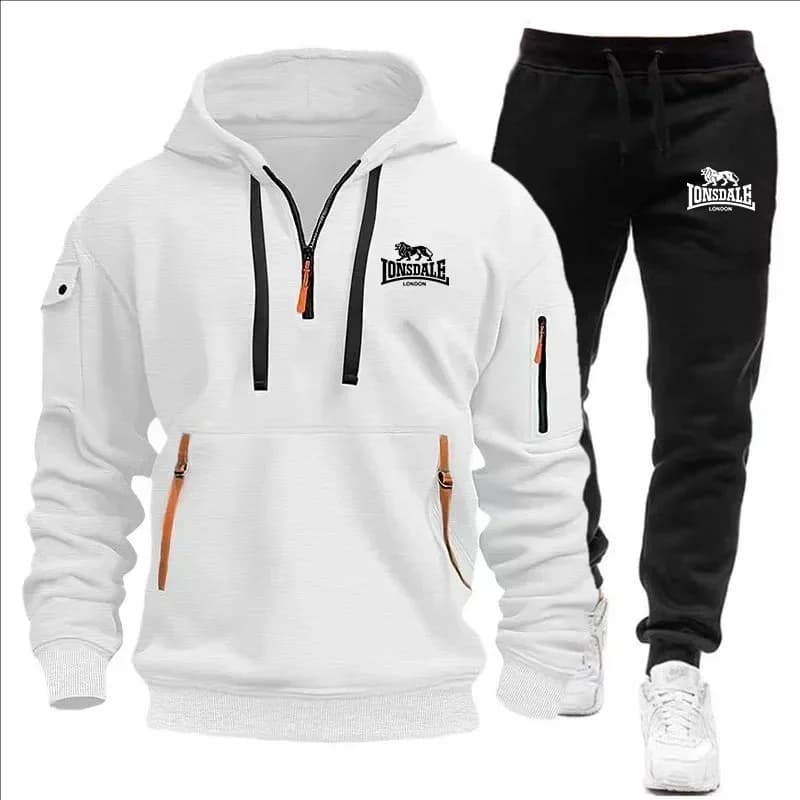 2026 New Men's Sports Tracksuit, Jogging Casual Sweatshirt Set, Daily Three-Color Hoodie, Hot Selling High Quality
