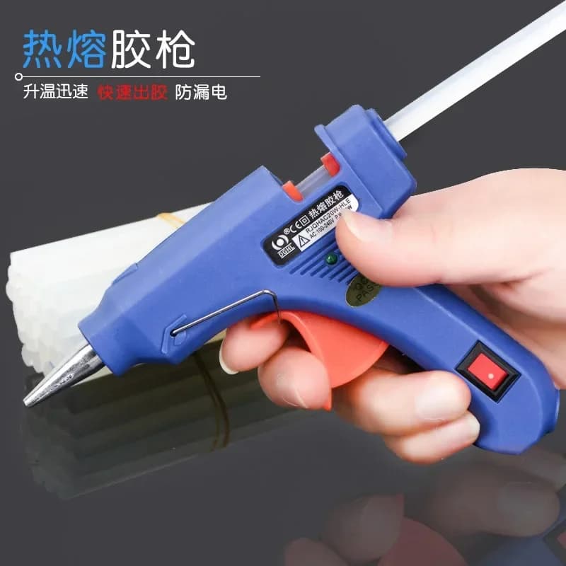 Mini strumento di riparazione elettrico per temperatura di calore 20W fai-da-te Bastoncini di colla per pistola per colla a caldo industriale