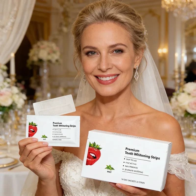 Breath Fresh teeth care strips, delicate alternative to whitening, safe smile, the best gift for bride to use before marriage