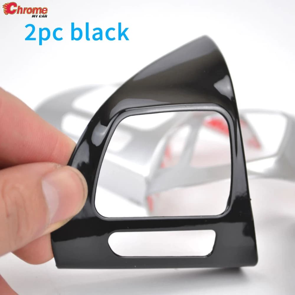 Chromed steering wheel Wall decal Bezel Decoration for VW Golf MK6 Passat B7 CC Jetta Tiguan Touran Black Silver