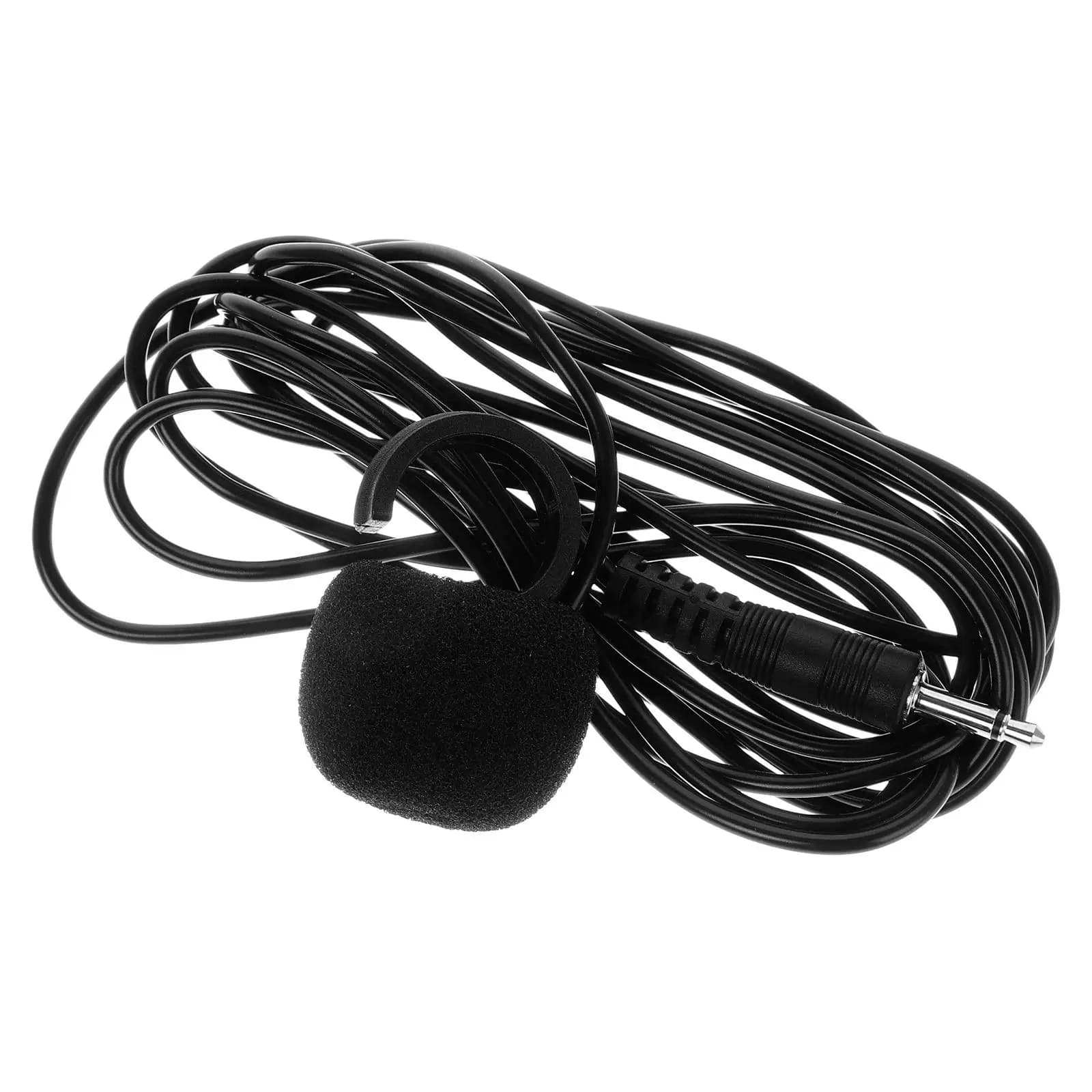 Microfono con pickup ad anello per registratore di flauto Strumento ukulele Mini microfono da bavero cablato Video per performance sul palco audio portatile
