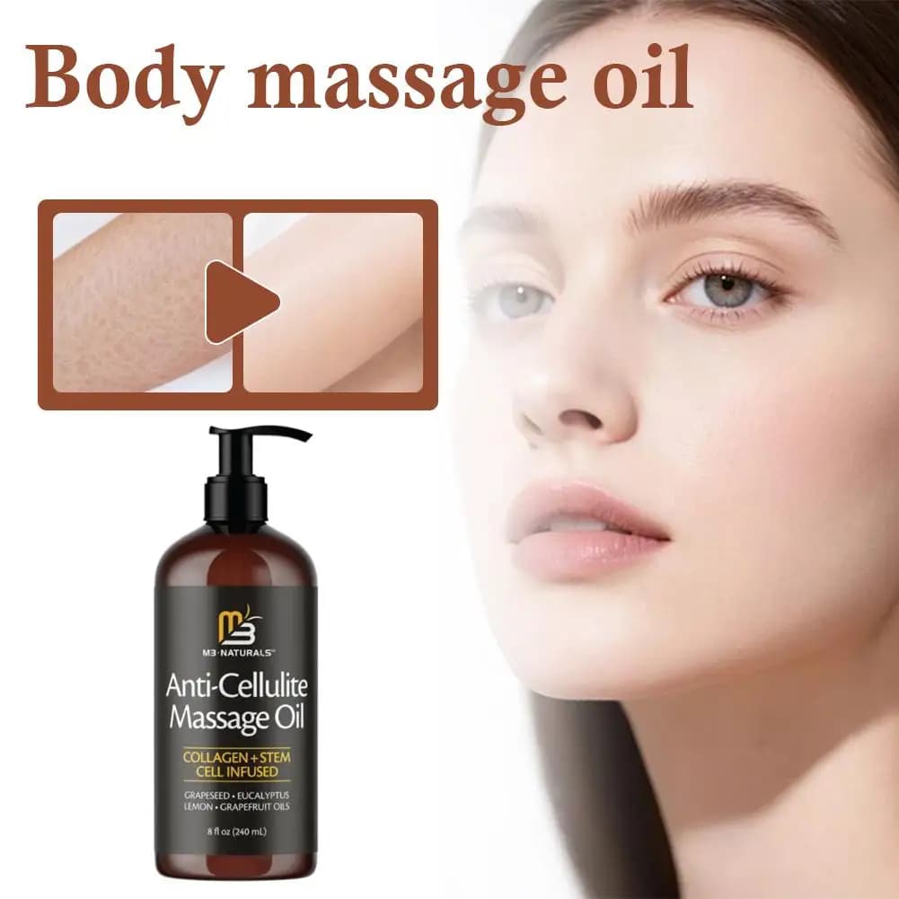 Olio per Massaggi Corpo Delicato Idratante Nutrimento Profondo per la Pelle Ingredienti Naturali Non Unto Assorbimento Rapido Uso Quotidiano 240ml