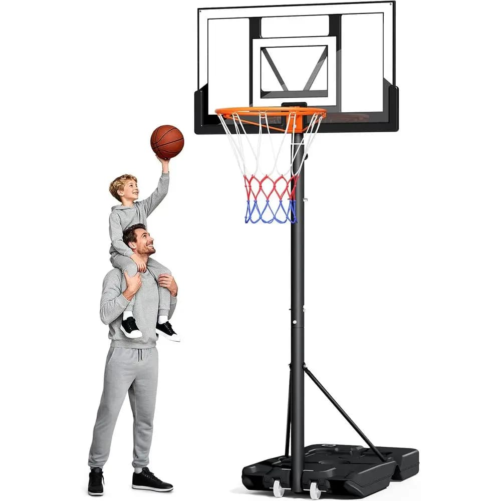 Basketball Cane for Outdoors with 40 Infrangible Table for Children, Boys and Adults