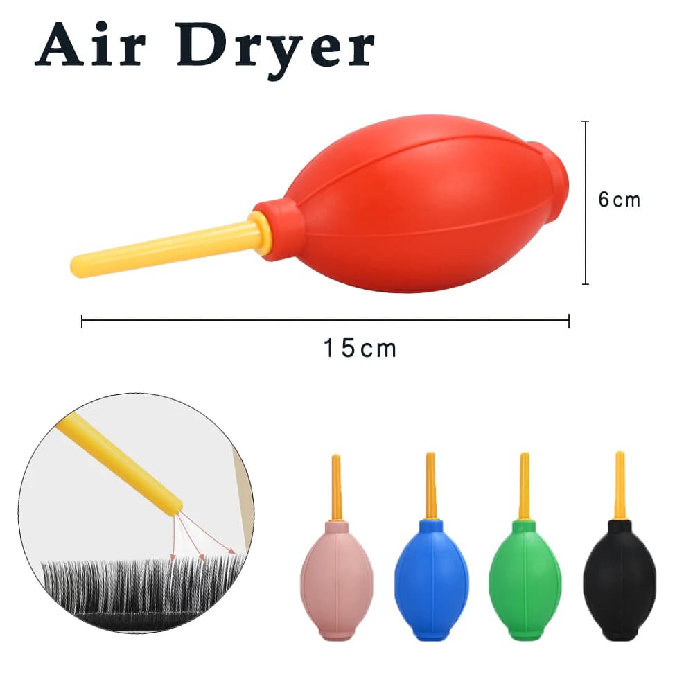 1 pcs air blower eyelashes glue for nail dryer tools for dust cleaning silicone material supplier of safe and healthy makeup kit
