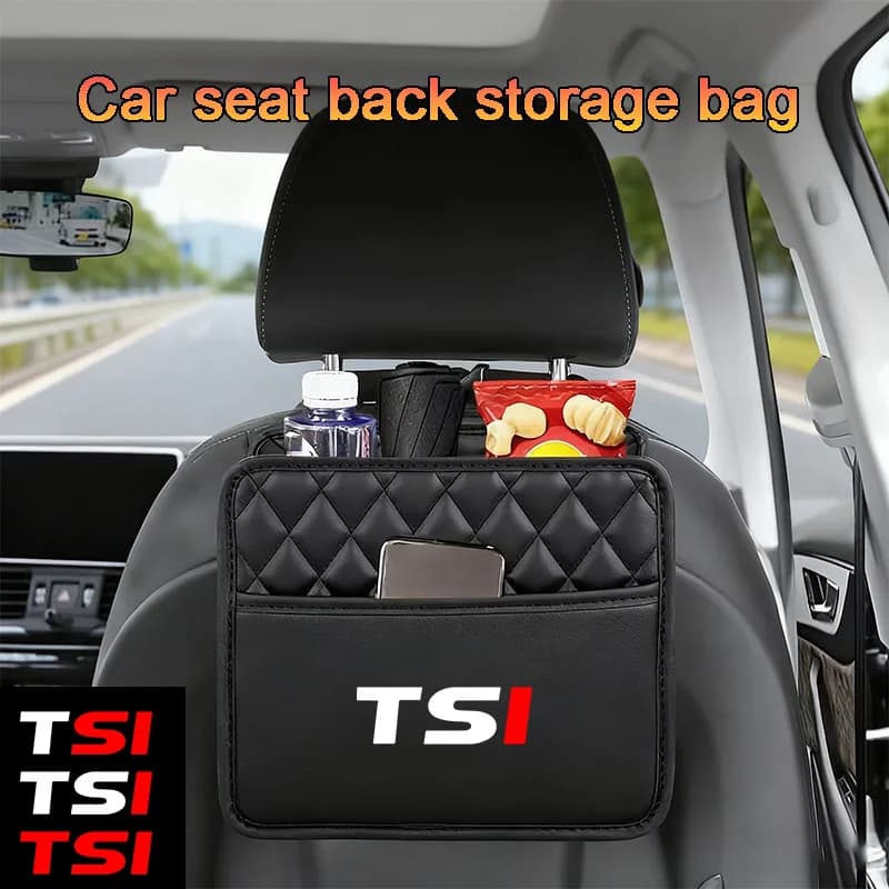 Slim Car Backseat Trash Bag - Space-Saving Design, Easy to Clean for Daily Use, car accessories,for VW Volkswagen TSI