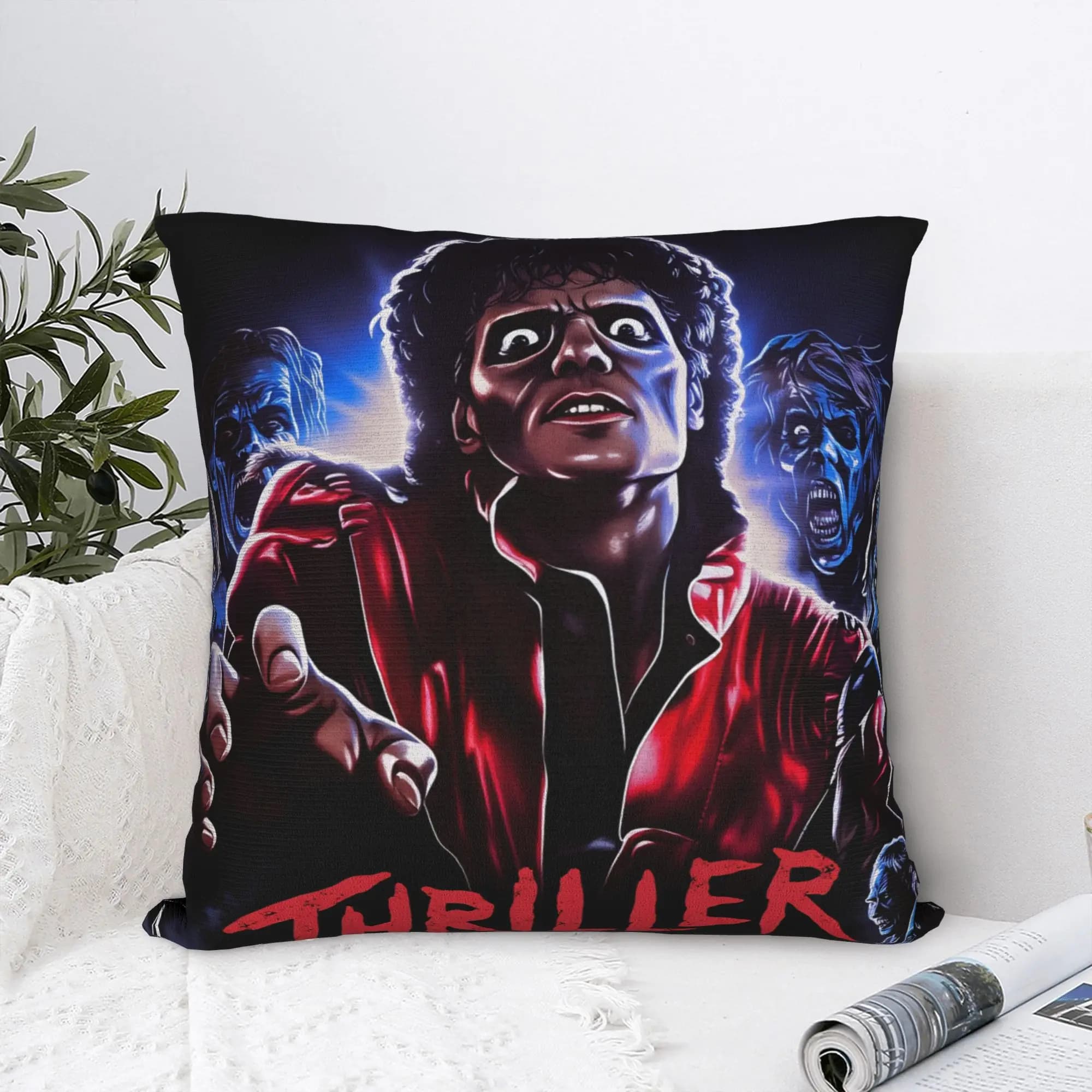 Pillow Case Singer M-Michaels Fanart Graphic Pillow Cover For Chair Sofa Home Decor Funny Pillowcases