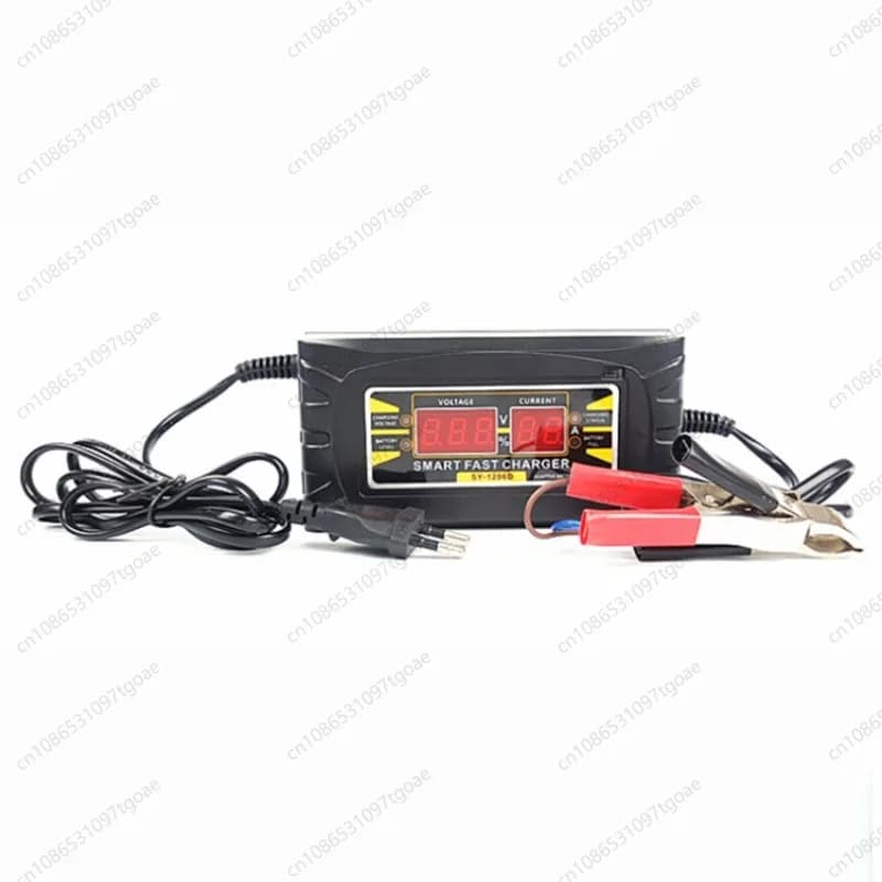 12V6A car electric vehicle lead-acid battery battery charger intelligent fast belt display