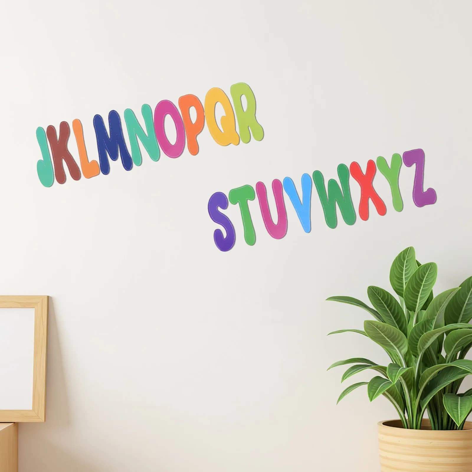 20Sheets Self-Adhesive Colorful Alphabet Stickers Uppercase Lowercase Letter Decals for Crafts Scrapbooking Notebook Planner