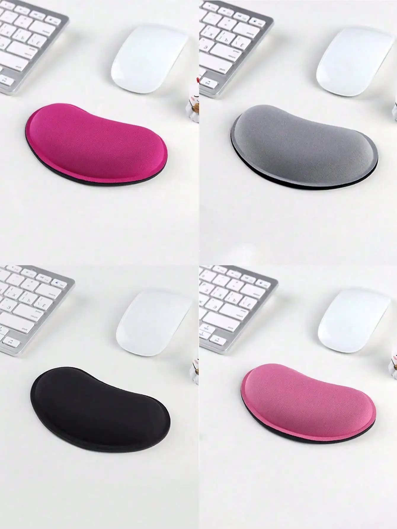 1pc Memory Foam Mouse Wrist Rest Pad, Office Wrist Support Pad, Non-Slip Mouse Pad Wrist Cushion