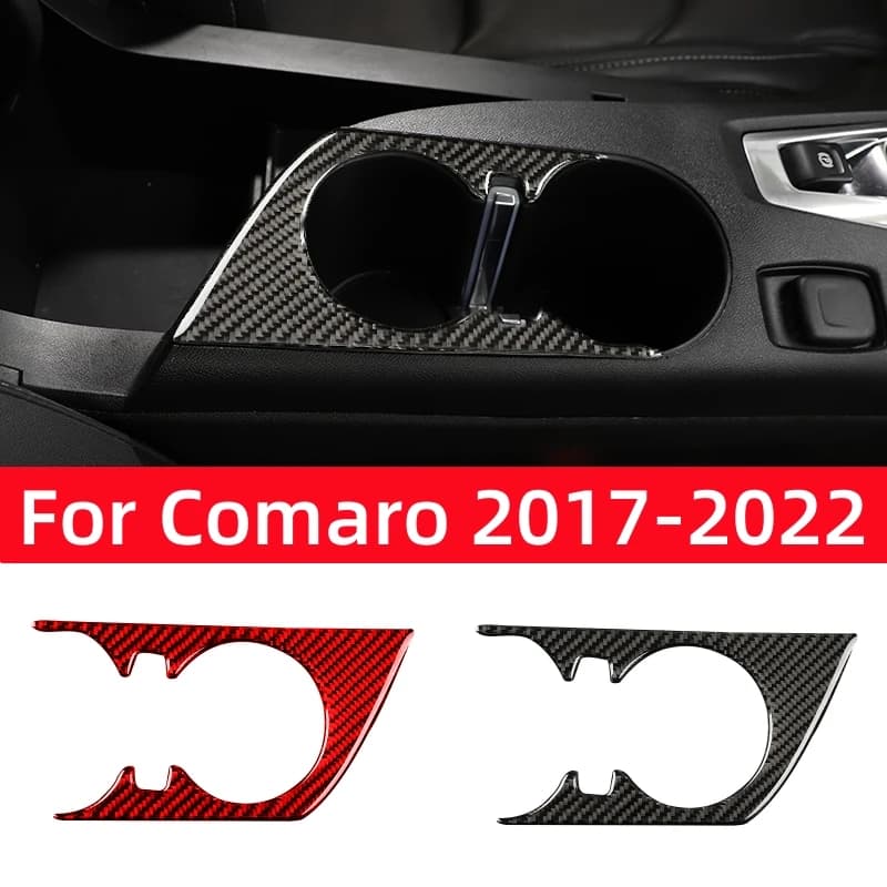 Accessories for Chevrolet Camaro 2017-2022, Decorative Frame in True Carbon Fiber for Interior Wallets