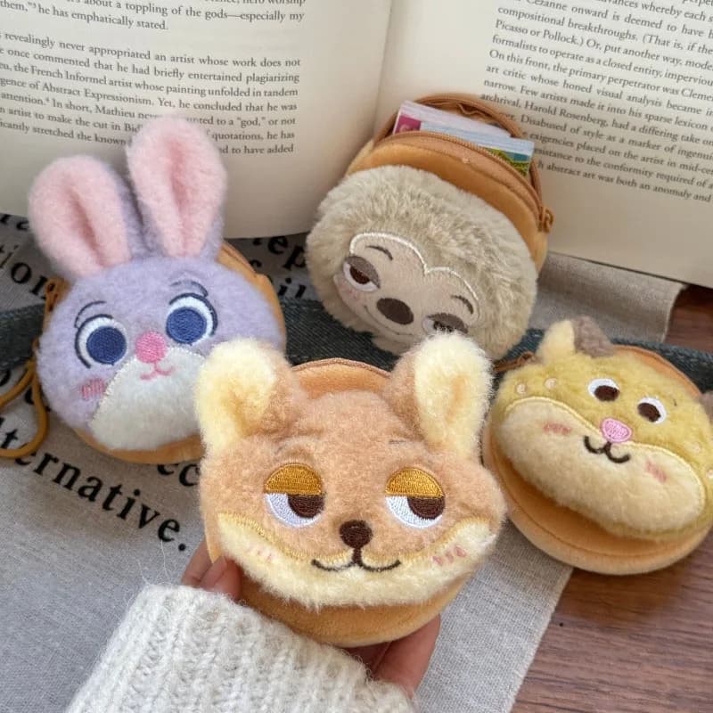Disney Zootopia Kawaii, Judy Hopps Shaped Creative Wallet, Curtain Bag for Students, Gift Pendant for Friends