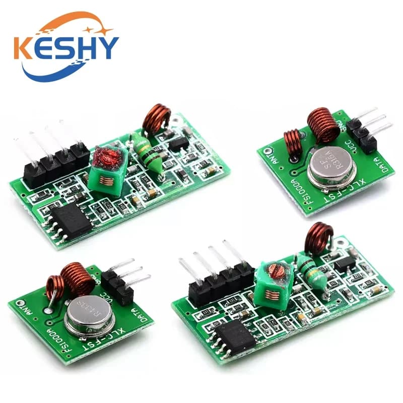 Super Regenerative module 433M 315M, Transmitter and Receiver Radio 315MHZ/433MHZ for Arduino