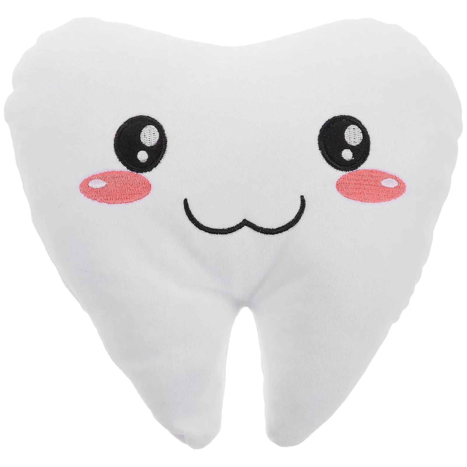 Cuscino Morbido a Forma di Dente, Simpatico Cuscino Portadenti per Bambini, Decorazione per la Cameretta, Supporto Lombare, Cuscino Poggiapiedi da Ufficio