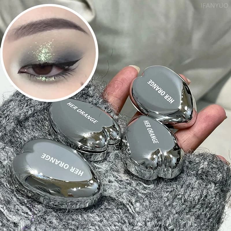Charm Purple Dream Girl Umbrella Flat Smoke Purple Pearl Umbrella Trick Diamond Monochrome Highlight Contouring Palette