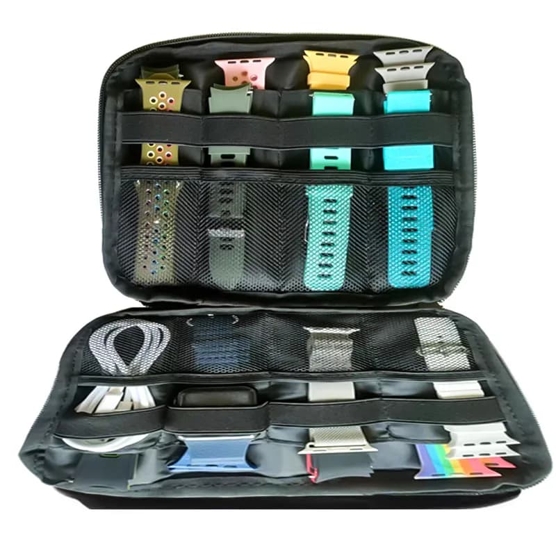 Waterproof portable watch box for men and women, smart watch boxes for Apple watch strap