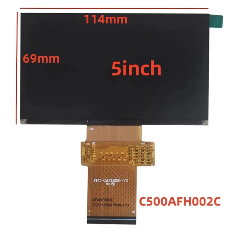 Nuovo originale 5 pollici FPC-CAFH028-V2 C500AFH002D lcd senza retroilluminazione Android C500AFH002B C500AFH002C accessori per proiettori