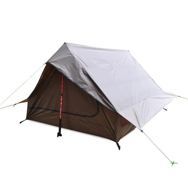 Ultralight Tent Backpack Tent Shoulder Curtains for 2 persons Lightweight tent without trek pole