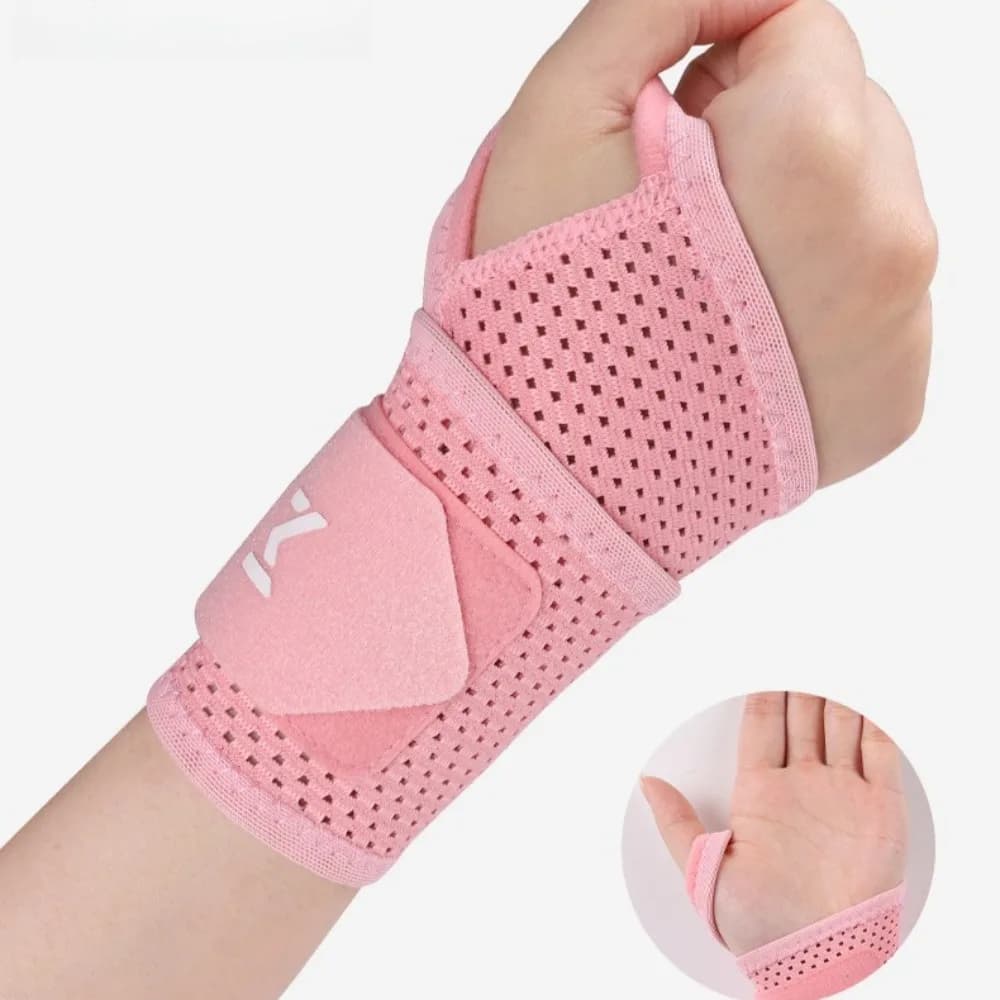 1 pz Tutore di supporto per il polso traspirante per uomo donna Manicotto di compressione regolabile Artrite e sollievo dal tunnel carpale Prevenire lesioni