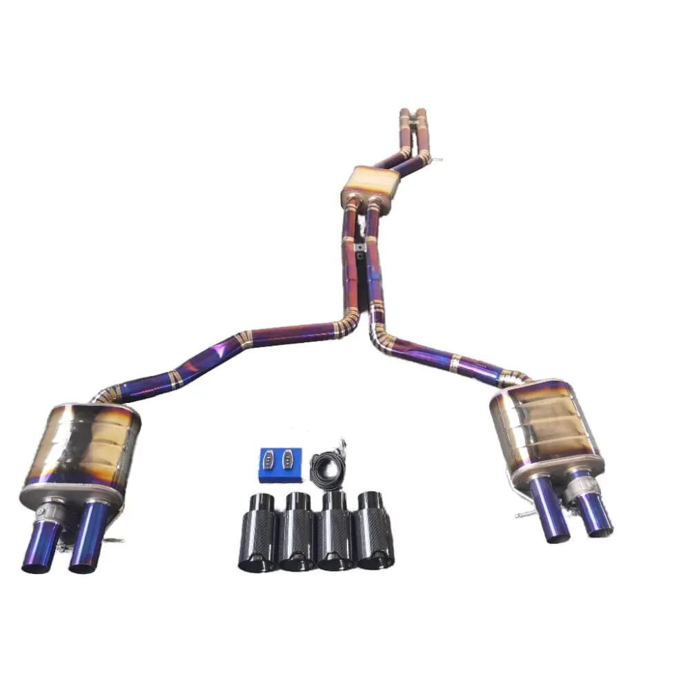 Factory Price Shoe Tube for C7 C8 3.0T, Titanium Shoe System with Valve and Remote Controlable Silencer