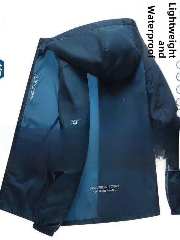 Abbigliamento Estivo da Uomo in Seta Ghiaccio Sottile, Protezione UV, Traspirante, alla Moda, Protezione Solare, Versatile, Manica Lunga, Lunghezza Corta