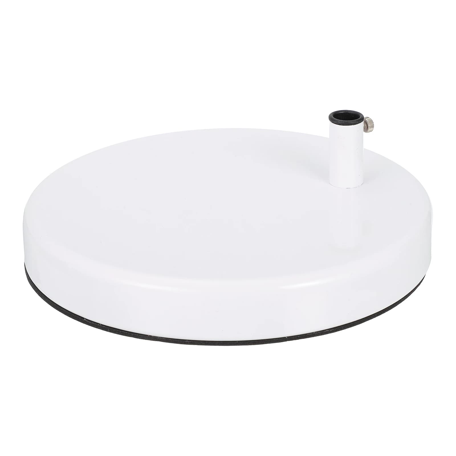 1Pcs Desk Lamp Base 7.5 Inch Round Metal Desk Lamp Display Stand Replacement for Bedroom Bedside Table Lamps Mic Arm Mount