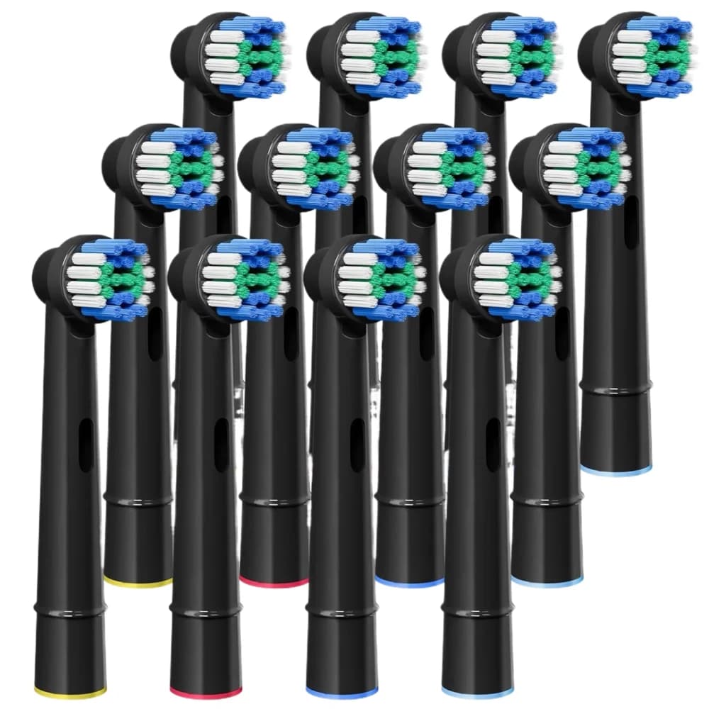 Black nozzles spare heads for Oral-B Fit Advance Power/Pro Health/Triumph/3D Excel/Vitality