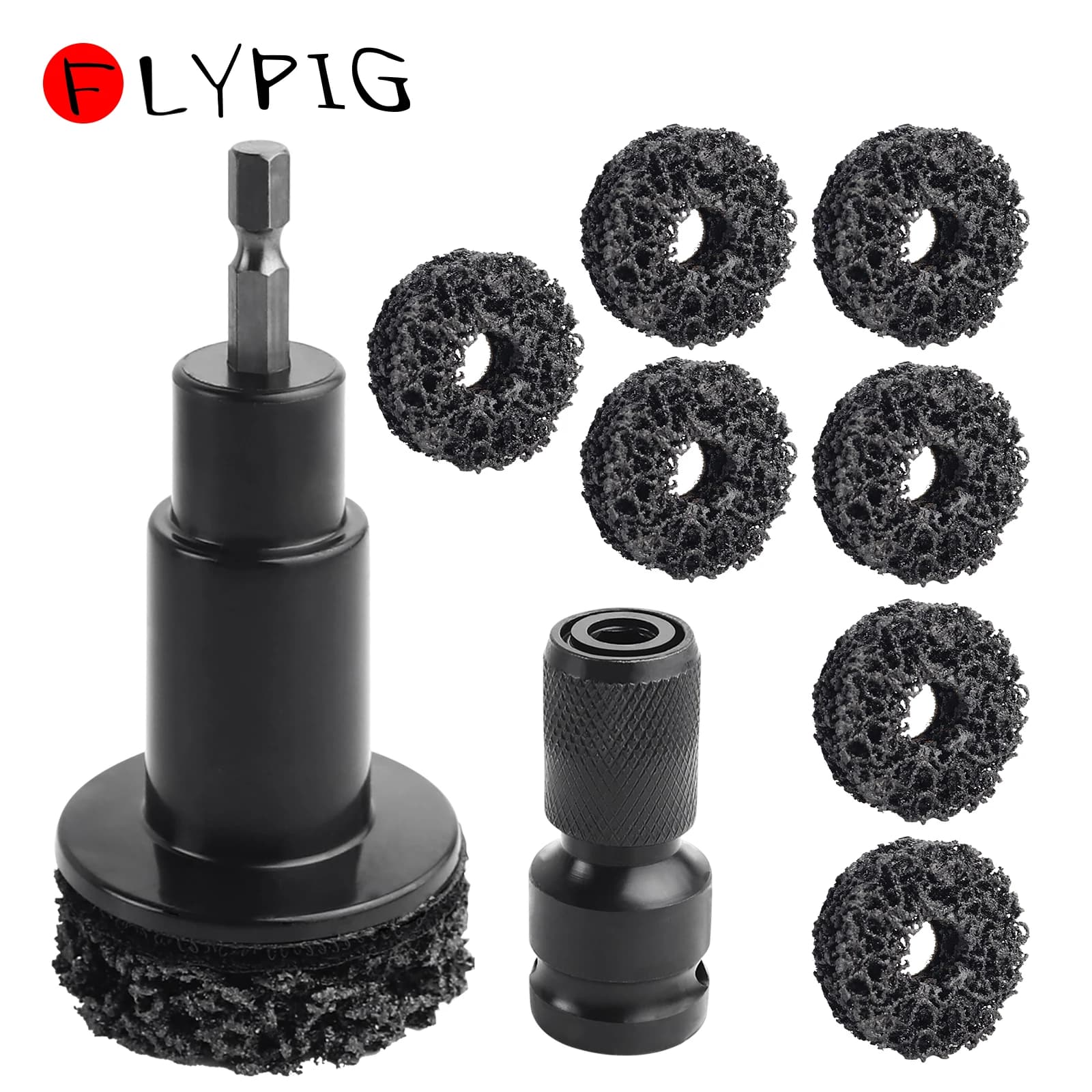 Wheel Hub Rust Removal Tool Polishing Grinder Brush for Brake Dust Cleaning Drill Attachment for Restoration & Maintenance