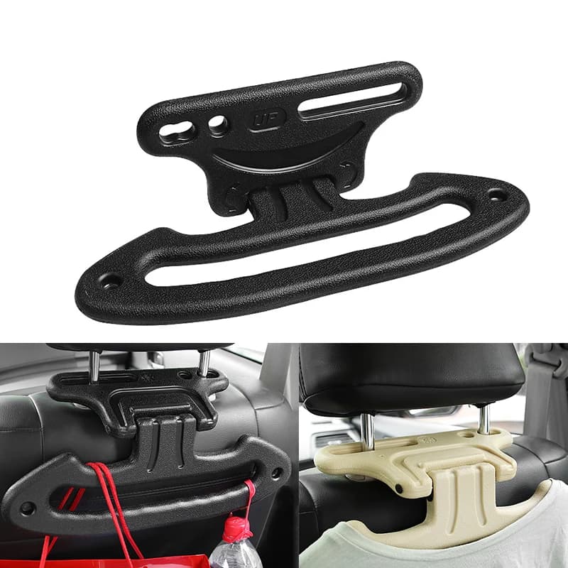 Appendiabiti universale per auto, stendibiancheria multifunzionale per auto, appendiabiti per sedile posteriore, gancio per appendiabiti