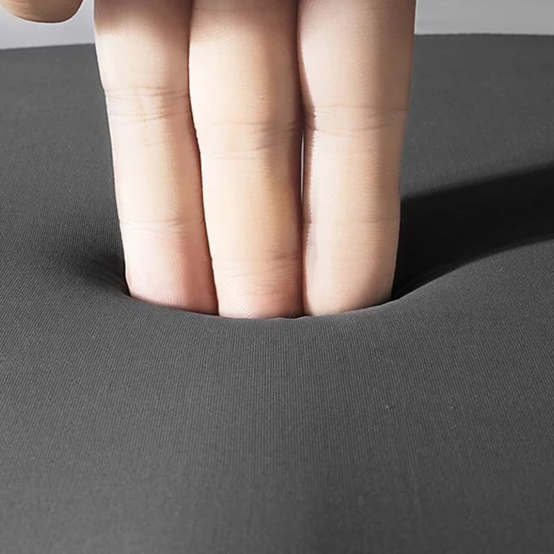 Nuovo cuscino del sedile in memory foam da 1 pezzo, supporto ergonomico per l'anca, per sedia da ufficio per auto, base antiscivolo, cuscino comfort per seduti lunghi