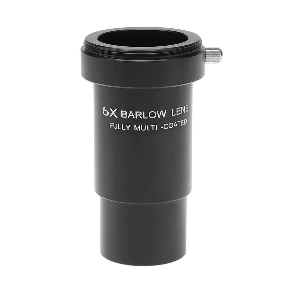 Kit completamente in metallo con obiettivo Barlow 6X da 1,25 pollici Eisgroub per oculari del telescopio