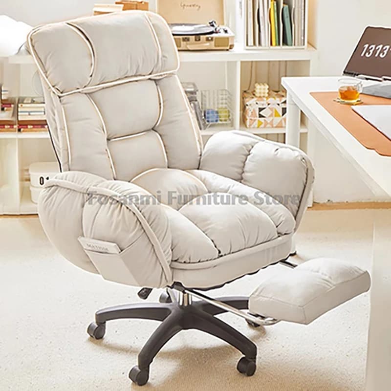 Sedia da scrivania morbida e confortevole con braccioli regolabili Sedie per computer ergonomiche a sedile largo per ufficio domestico Sedia reclinabile da gioco con schienale alto