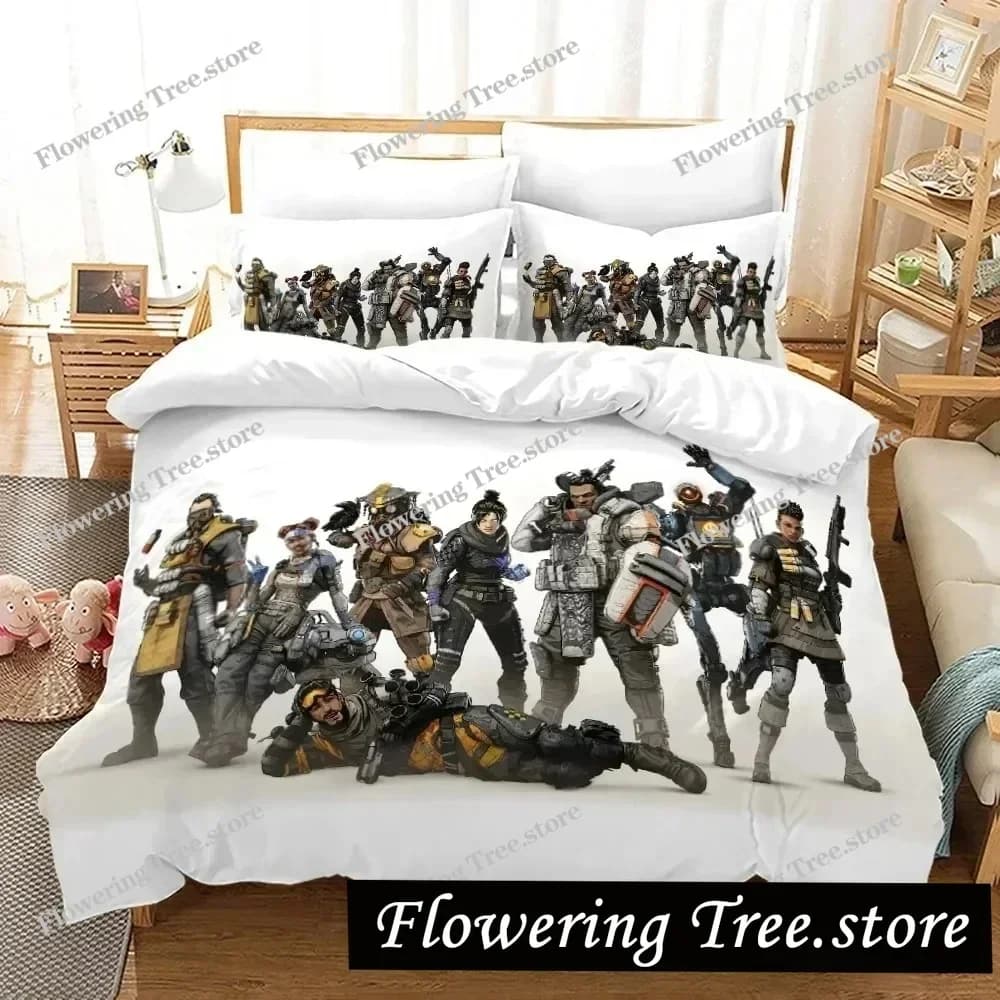 APEX Legends Bedding Set Single Twin Full Queen King Size shooting game Bed Set Aldult Boys Bedroom Duvetcover Sets 3D Print0299