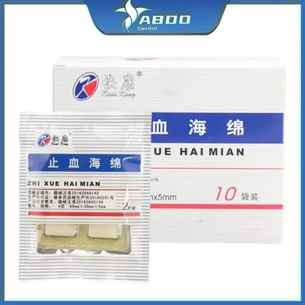 Dental Emostase Sponge Medical Collagen Stops Sedge Ematofoiico Cotton Pharmaceutical Brush Gelatine Hemostatic
