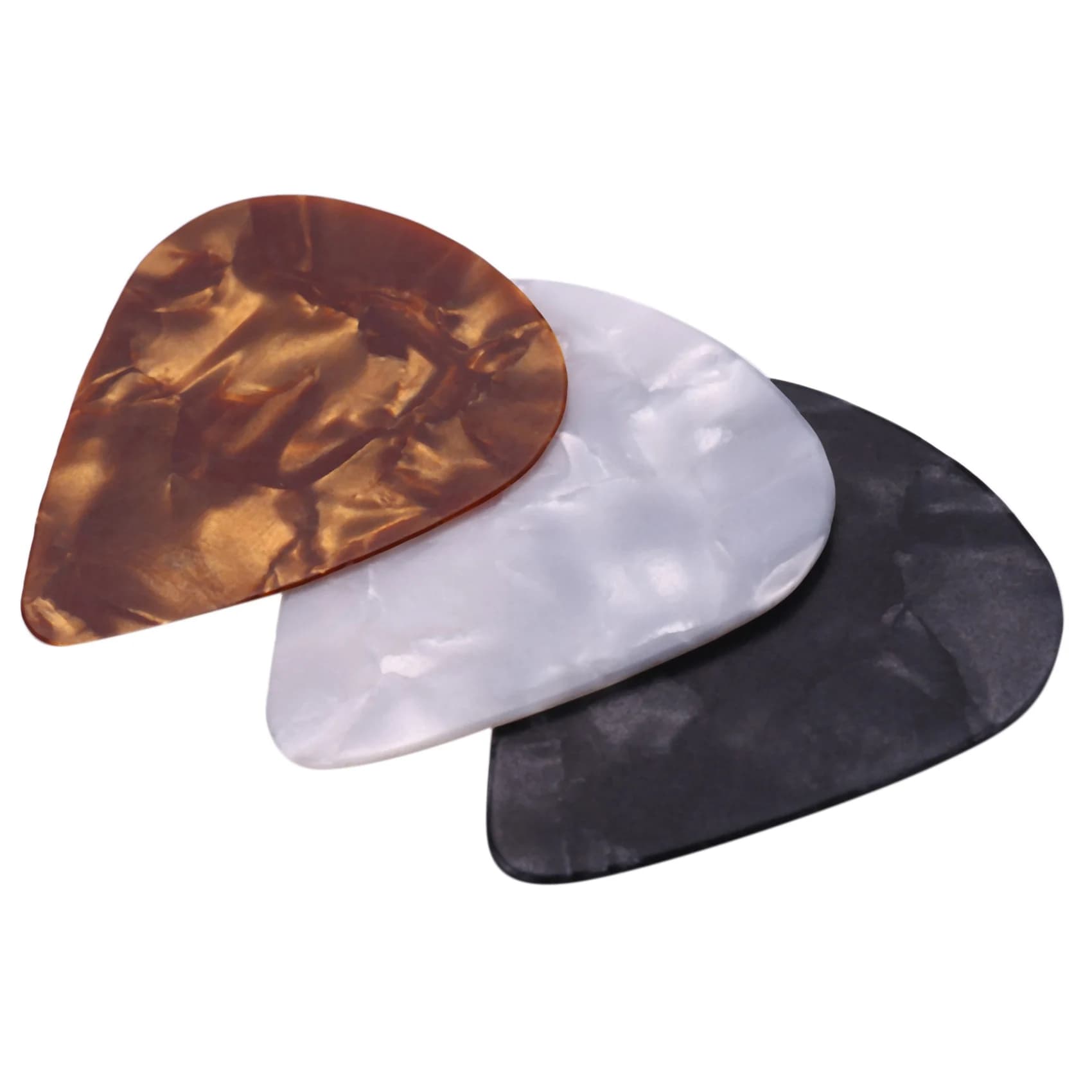 FSTE-120 Pack di plettri per chitarra colorati con design artistico astratto, plettri unici per chitarra basso e chitarre acustiche, include 0,46 mm, 0,71 mm, 0,96 mm
