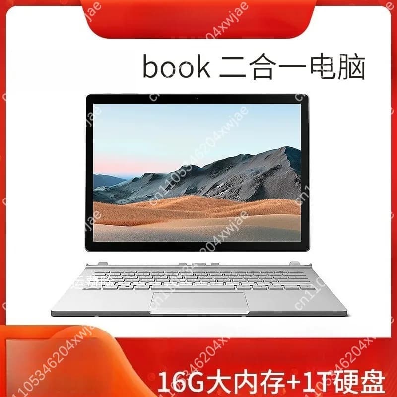 Laptop 2 in 1 staccabile da 15,6 pollici con processore i7, 32GB di RAM, Windows 11 Pro, scheda grafica dedicata e funzione tablet.