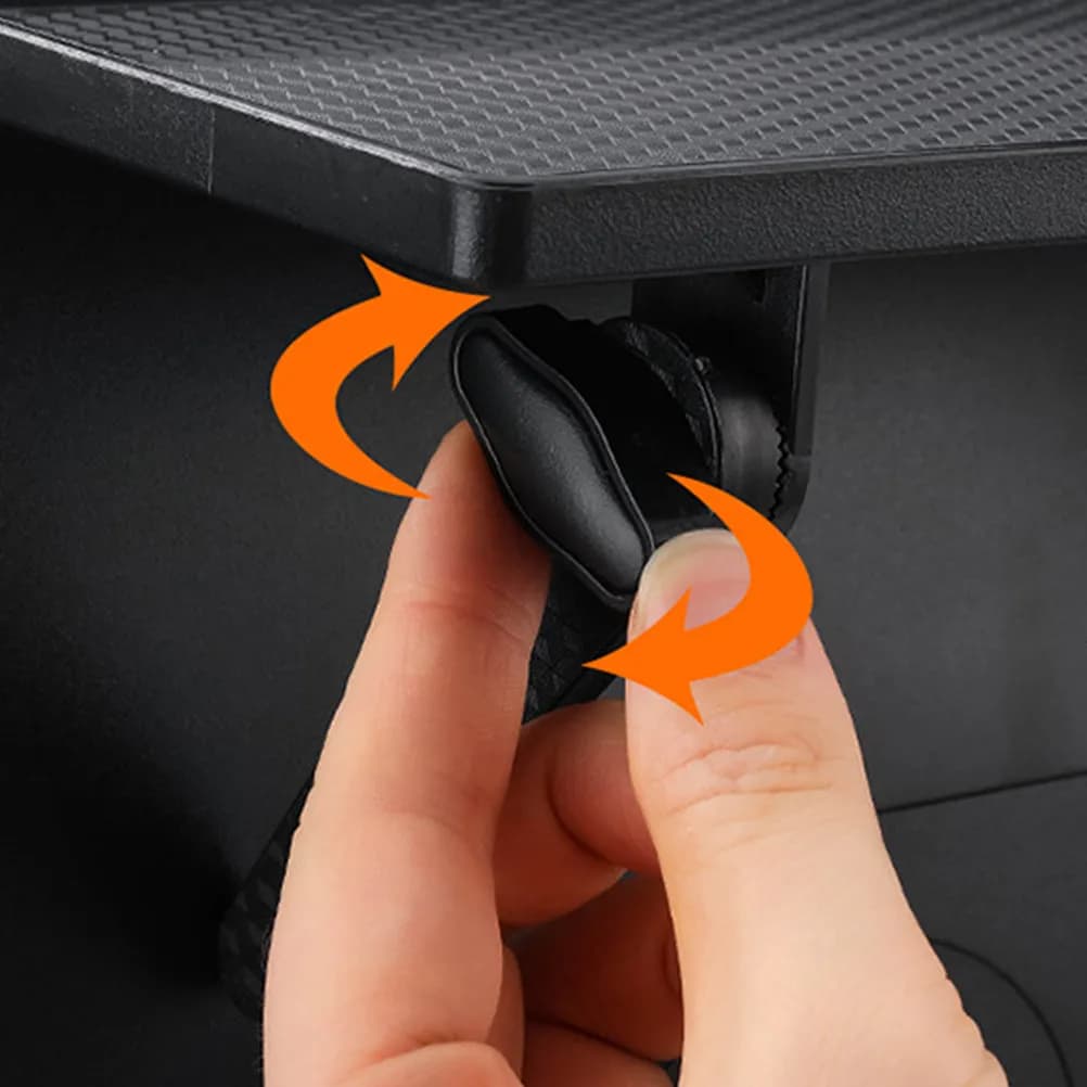 Supporto per Monitor TV Senza Foratura in ABS, Mensola Portaoggetti per Router, Console di Gioco, Decoder, Organizzatore da Scrivania, Schermo del Computer
