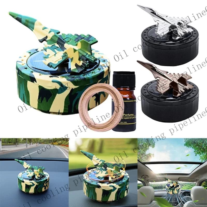 A+ Car Air Purifier Diffuser with Camouflage Design and Natural Scent Tablets