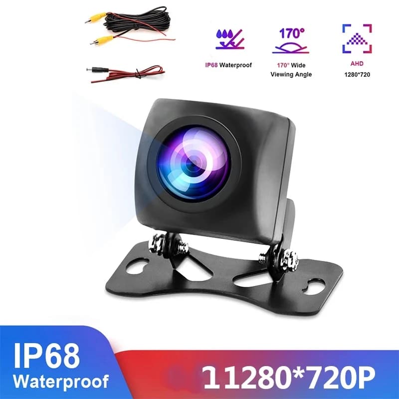 CCD 1080fps Telecamera per retromarcia per auto con obiettivo Fisheye per retromarcia per visione notturna impermeabile