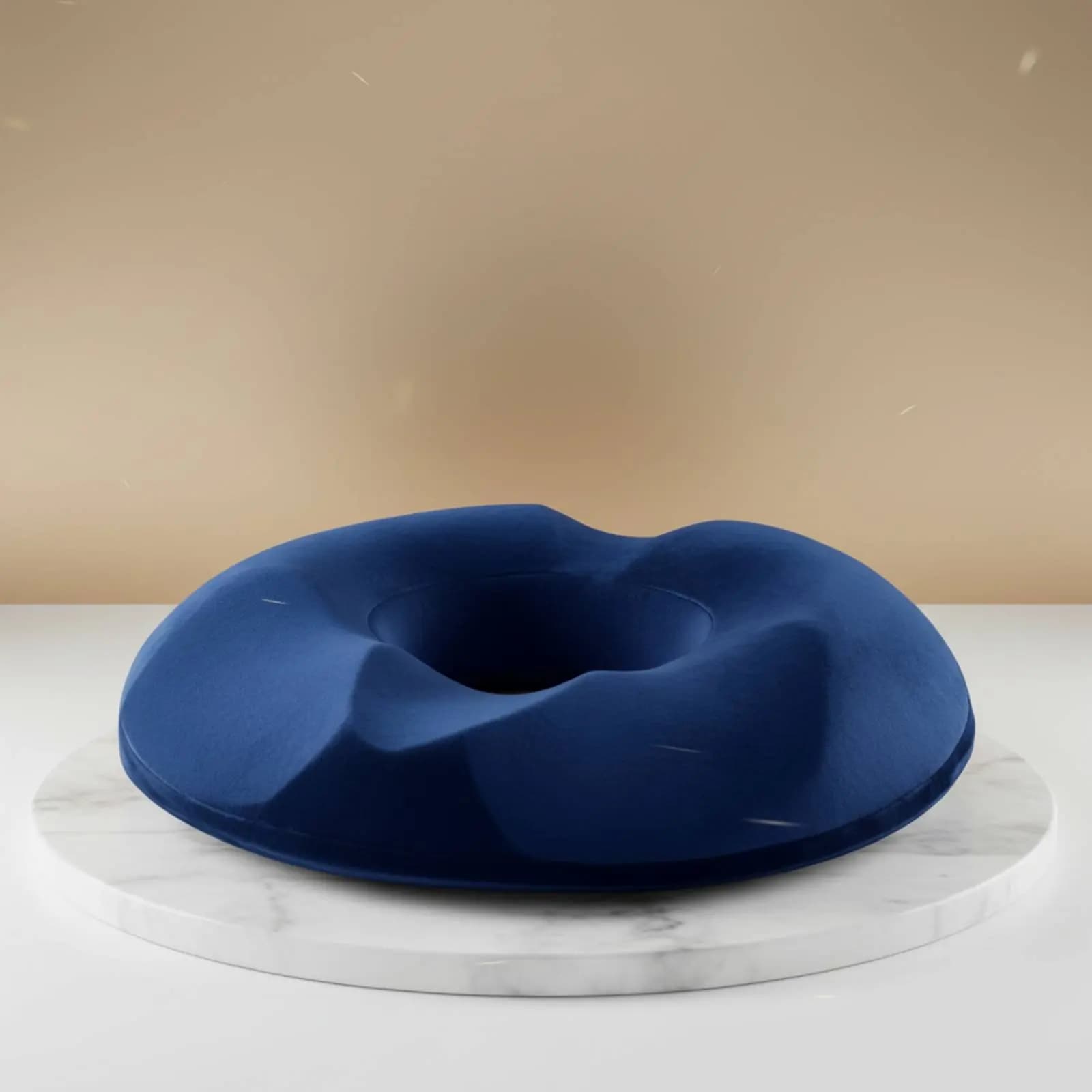 Cuscino per Coccige Ergonomico a Ciambella per Comfort Tutto il Giorno, Sollievo dalla Pressione sul Coccige, Base Antiscivolo, per Sedia da Ufficio