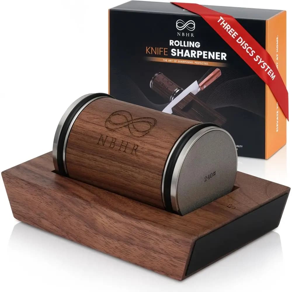 Double Angle Magnetic Sharpener Kit 15 and 20 Degrees for Kitchen and Chef Knives, Perfect Gift for Kitchen