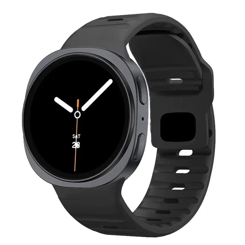 Cinturini in silicone per Samsung Galaxy Watch 8 Cinturino 40mm 44mm Bracciale sportivo correa Galaxy Watch 8classic 46mm cinturino smartwatch
