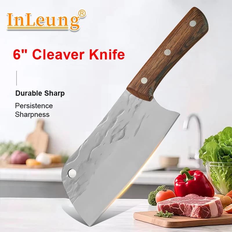 Multipurpose Kitchen Knife, Meat Knife, Slicing Knife, Knife and Chef for Meat and Vegetables, Stainless Steel Knife for Kitchen